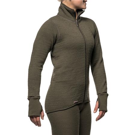ΜΠΟΥΦΆΝ UNISEX WOOLPOWER FULL ZIP JACKET 600 - ΠΡΆΣΙΝΟ