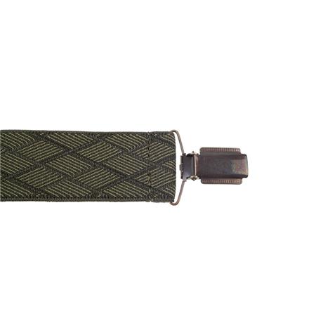 BRETELS JANUEL 3 PINCES - GROEN GERUIT