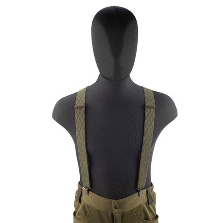 BRETELS JANUEL 3 PINCES - GROEN GERUIT