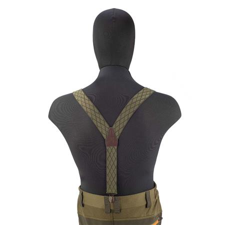 BRETELS JANUEL 3 PINCES - GROEN GERUIT