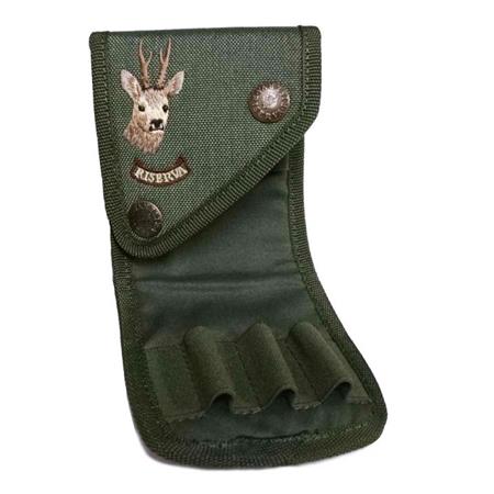 BULLET POUCH RISERVA 7 TUBES WITH EMBROIDERY CORDURA - GREEN