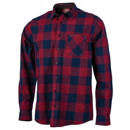 Camice Maniche Lunghe Uomo Somlys Carreaux 515 - Rojo - Rosso