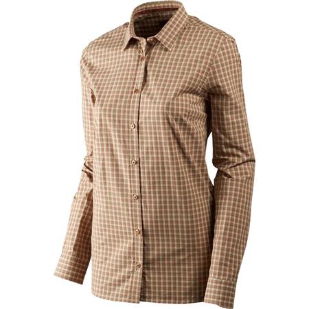Camicia Maniche Lunghe Donna Harkila Selja Lady L/S Check - Rosa
