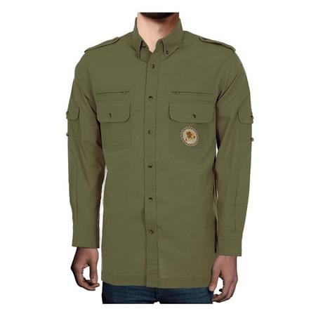 Camicia Maniche Lunghe Uomo Bartavel Avventuriero Spaniel - Caqui - Kaki