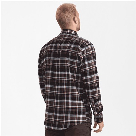 CAMICIA A MANICHE LUNGHE UOMO - BLUE CHECK DEERHUNTER NATHAN - BLUE CHECK