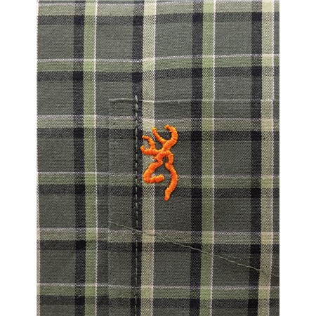 CAMICIA MANICHE LUNGHE UOMO BROWNING STEFAN - VERDE