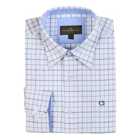 Camicia Maniche Lunghe Uomo Club Interchasse Acteon - Bleu