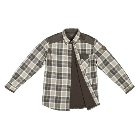 CAMICIA MANICHE LUNGHE UOMO CLUB INTERCHASSE ANTIVENTO PANDORE - MARRONE