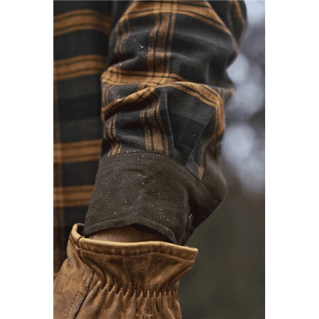 CAMICIA MANICHE LUNGHE UOMO HARKILA AIVAK L/S - BUCKTHORN BROWN