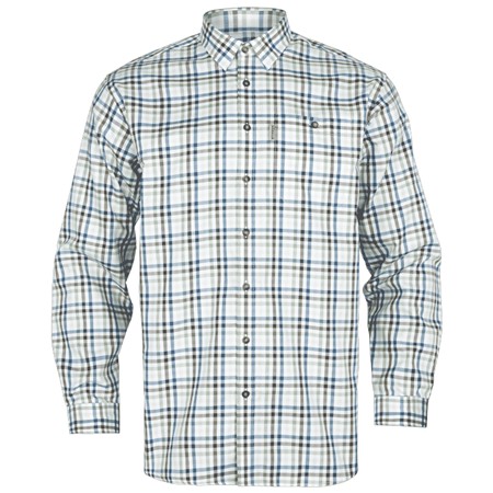 Camicia Maniche Lunghe Uomo Harkila Milford - Sea Blue