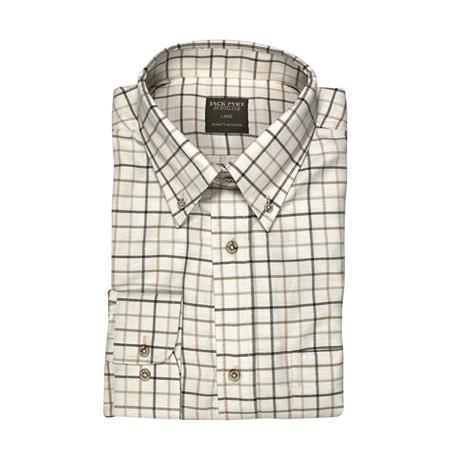 CAMICIA MANICHE LUNGHE UOMO JACK PYKE CARREAUX - MARRONE