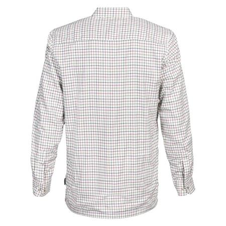 CAMICIA A MANICHE LUNGHE UOMO PERCUSSION DOUBLEE POLAIRE INVERNESS - KAKI/ORANGE