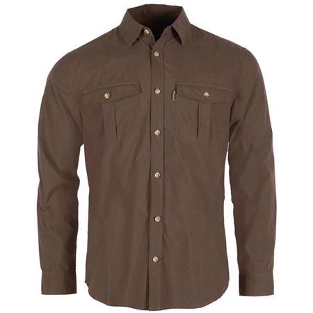 Camicia A Maniche Lunghe Uomo Pinewood Safari L/S - Olive