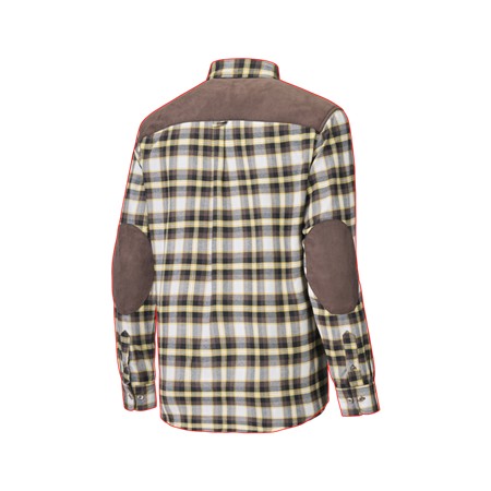 CAMICIA MANICHE LUNGHE UOMO VERNEY CARRON LA LIGNE MONTARCY SUEDE - CAFFÈ