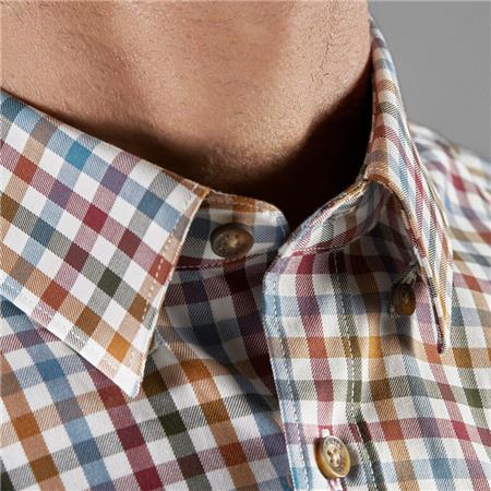 CAMICIA MANICHE LUNGO UOMO HARKILA MILFORD ROSSO CAMO