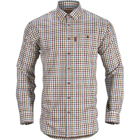 Camicia Maniche Lungo Uomo Harkila Milford Rosso Camo