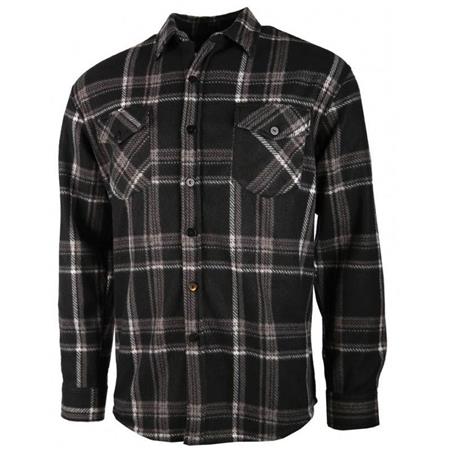 Camicia Maniche Lungo Uomo Treeland T503 Pile Sherpa Verde