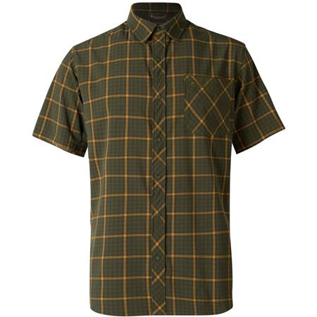 Camicia Uomo Maniche Corte Pinewood Outdoor S/S - Vert