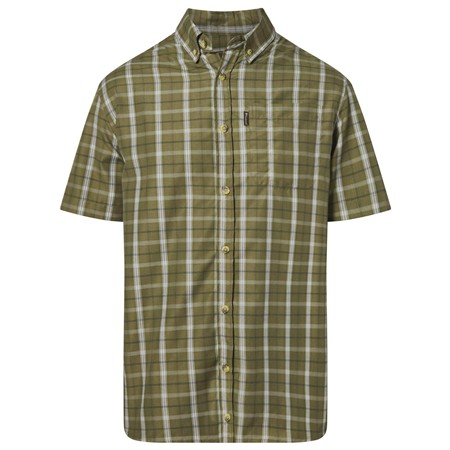 Camicia Uomo A Maniche Corte Pinewood Summer Shirt - Oliva