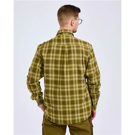 CAMICIE A MANICHE LUNGHE UOMO PINEWOOD HÄRJEDALEN - OLIVE GREEN