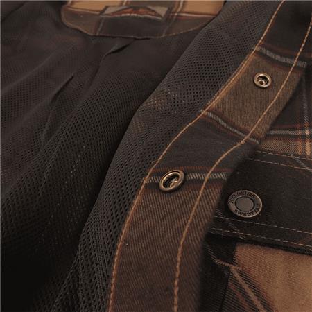 CAMICIE MANICHE LUNGHE UOMO SWEDTEAM CREST - DARK SAND