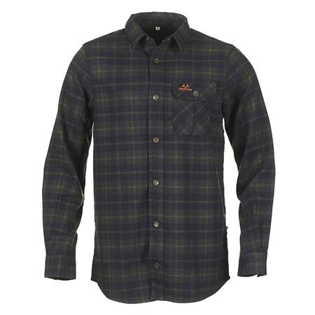 CAMICIE MANICHE LUNGHE UOMO SWEDTEAM CREST - FOREST VERT