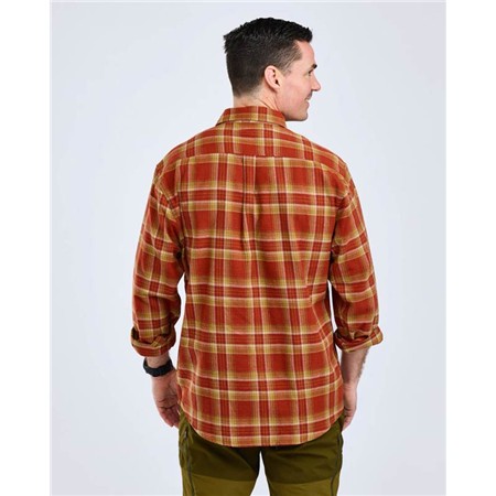 CAMICIE UOMO A MANICHE LUNGHE PINEWOOD HÄRJEDALEN - TERRACOTTA/SAND