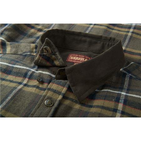 CAMISA DE MANGA COMPRIDA HOMEM HARKILA PAJALA - CAQUI