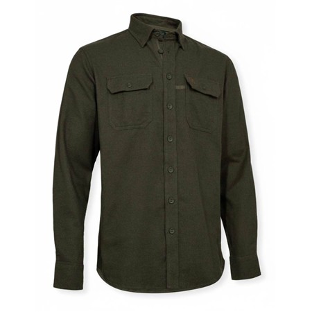 Camisa De Manga Comprida Para Homem Deerhunter Langford - Glen Verde