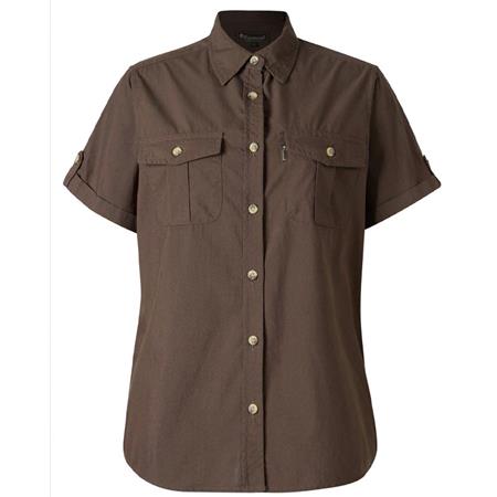 Camisa De Manga Corta Mujer Pinewood Safari S/S - Olive