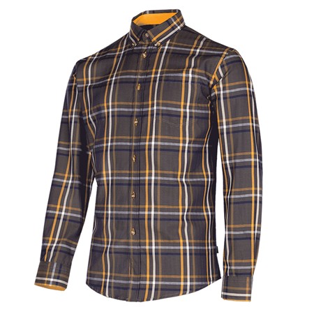 Camisa De Manga Larga Hombre - Cuadros Grandes Verdes Baleno Berkley - Grand Carreaux Vert