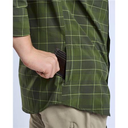 CAMISA DE MANGA LARGA HOMBRE PINEWOOD ABISKO TREKKING L/S - MOSS GREEN