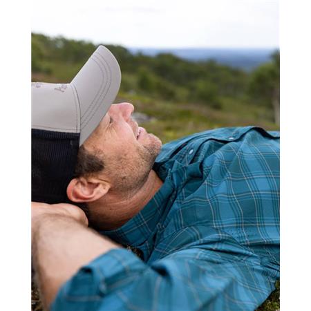 CAMISA DE MANGA LARGA HOMBRE PINEWOOD ABISKO TREKKING L/S - TEAL BLUE