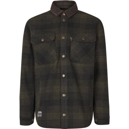 Camisa De Manga Larga Hombre Seeland Canada Yukon - Pine Green Check