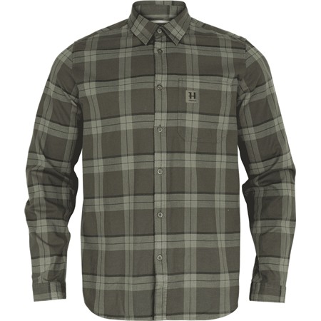 Camisa De Manga Larga Para Hombre Harkila Ml Fjell - Cuadros Verdes