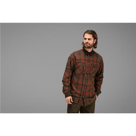 CAMISA DE MANGA LARGA PARA HOMBRE HARKILA PAJALA - ROJO