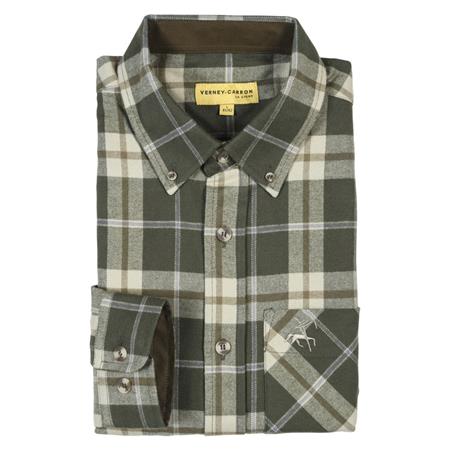 Camisa De Manga Larga Para Hombre Ligne Verney-Carron Spaniel - Kaki