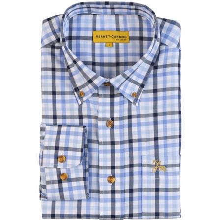 Camisa De Manga Longa Masculina Ligne Verney-Carron Billy - Azul Claro