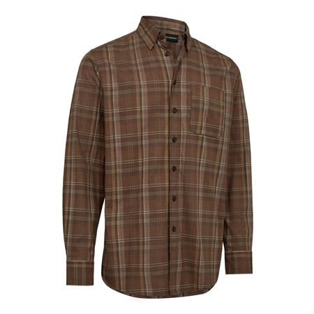 Camisa De Mangas Compriadas Para Homem Deerhunter Ashton - Green Check