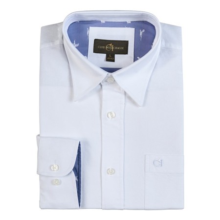 Camisa De Mangas Compridas Homem Club Interchasse Neptune - Branco