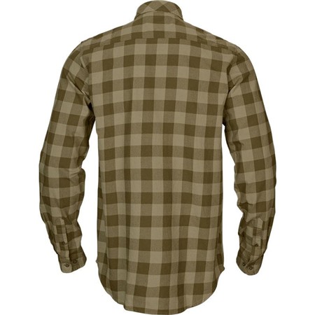 CAMISA DE MANGAS COMPRIDAS HOMEM HARKILA SCANDINAVIAN L/S - DARK OLIVE CHECK
