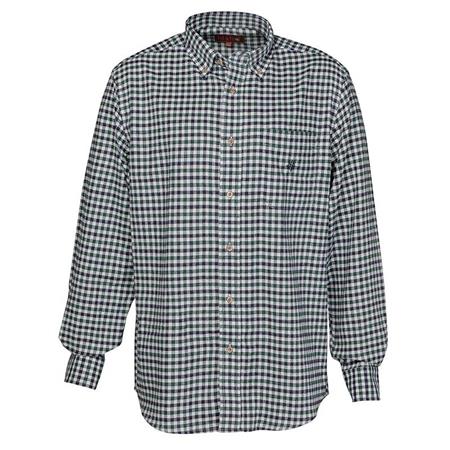 Camisa De Mangas Compridas Homem Percussion Honfleur Vert/Bleu