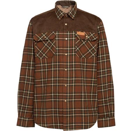 Camisa De Mangas Compridas Homem Pinewood Douglas - Nougat/Beige