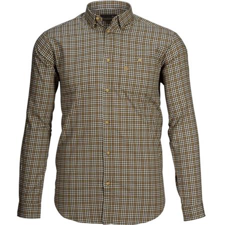 Camisa De Mangas Compridas Homem Seeland Shooting Caqui