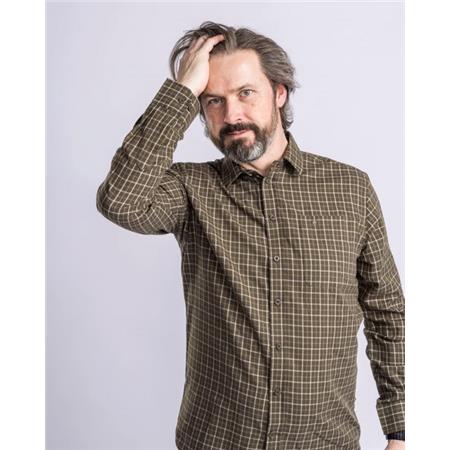 CAMISA DE MANGAS COMPRIDAS MASCULINA PINEWOOD NYDALA GROUSE