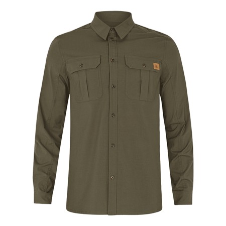 Camisa De Mangas Compridas Para Homem Seeland Cargo Ml Selous - Folha De Videira