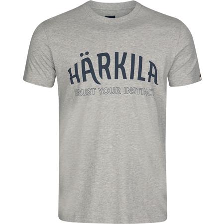 Camisa De Mangas Curtas Para Homem Harkila Modi Melange S/S