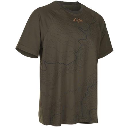 Camisa De Mangas Curtas Para Homem Swedteam Alpha Ss Re-Eco - Printed Vert