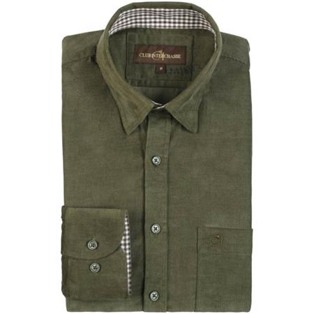 Camisa Mangas Compridas Homem Club Interchasse Olive - Cáqui