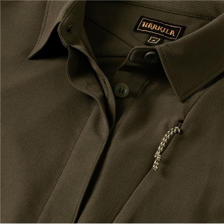 CAMISA MANGAS LARGAS MUJER HARKILA HERLET TECH - CAQUI